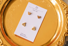 Load image into Gallery viewer, Taralyn Castle Rose Gold / Gold 2 Stud Pack

