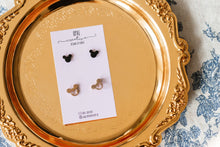Load image into Gallery viewer, Taralyn Black / Rose Gold  2 Stud Pack
