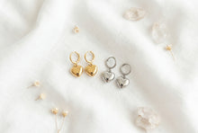Load image into Gallery viewer, Gold &amp; Silver Heart Hoops
