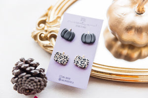 Black and Leopard Pumpkin 2 Stud Pack